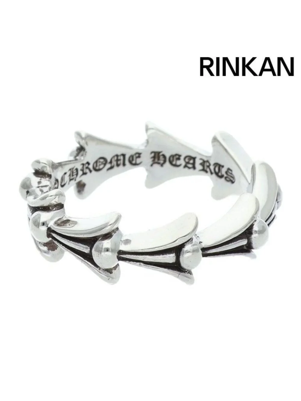 Chrome Hearts Cross Tail Silver Ring